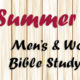 Summer League Bible Men and Women Bible Studies